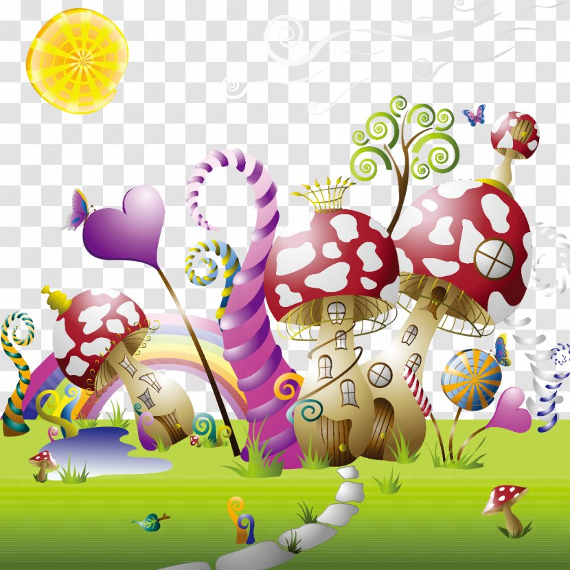 World Disney Fairies Fairy Tale Cartoon - Grass - Magic Castle Transparent PNG