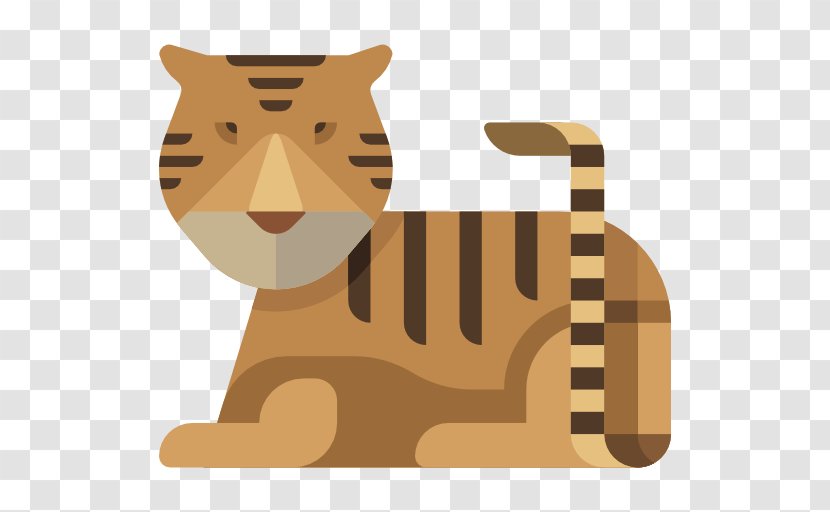 Whiskers Cat Icon - Wildlife - Tiger Transparent PNG