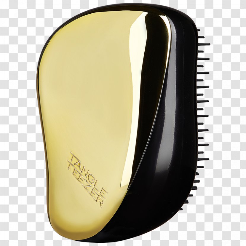 Comb Hairbrush Gold - Cosmetics - Hair Transparent PNG