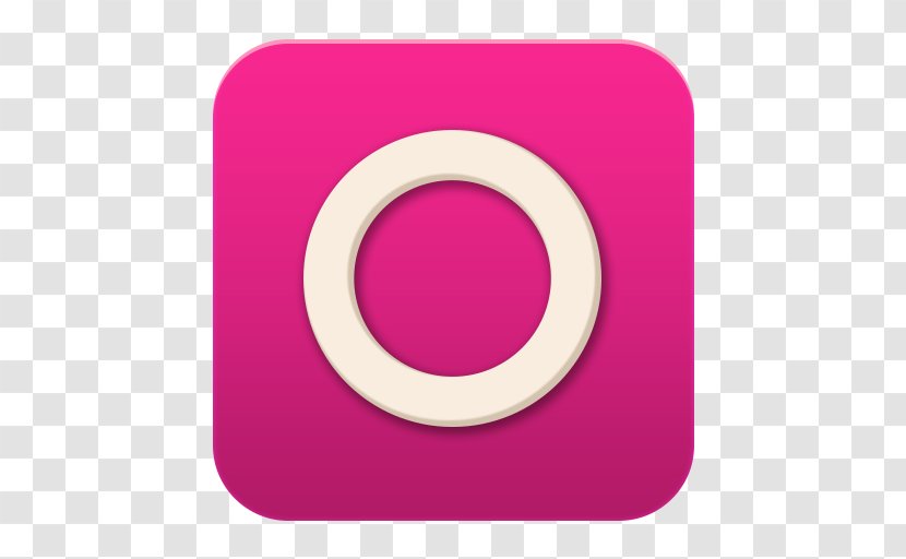 Pink M Circle - Design Transparent PNG