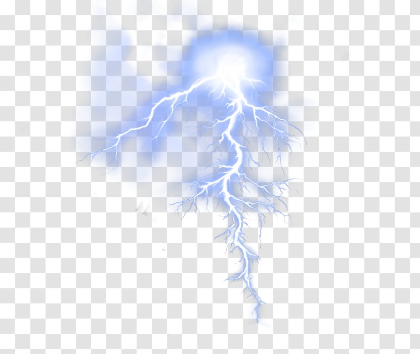 Rendering Lightning Polygon Mesh - Blue - Brushes Clipart Transparent PNG
