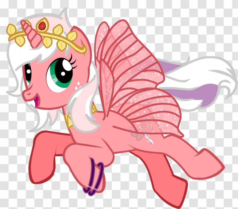 My Little Pony Pinkie Pie Fairy Tail - Watercolor Transparent PNG