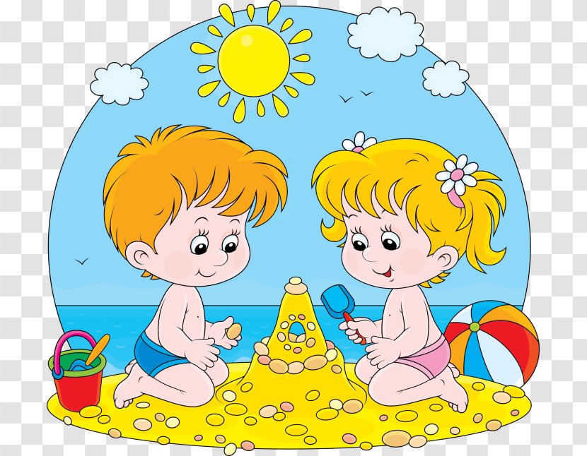 Beach Play Clip Art Transparent PNG