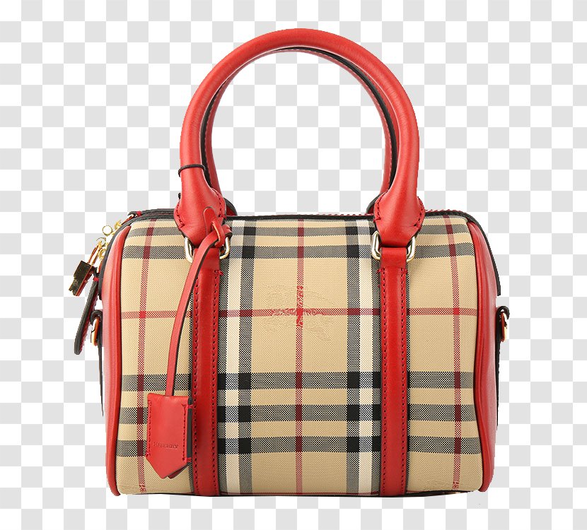 Burberry HQ Handbag Leather Fashion - BURBERRY Red Pillow Bag Transparent PNG