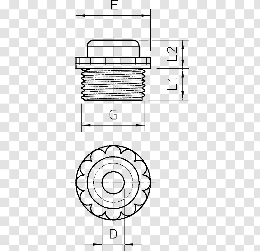 Technical Drawing ISO Metric Screw Thread Morepic - Incense Transparent PNG