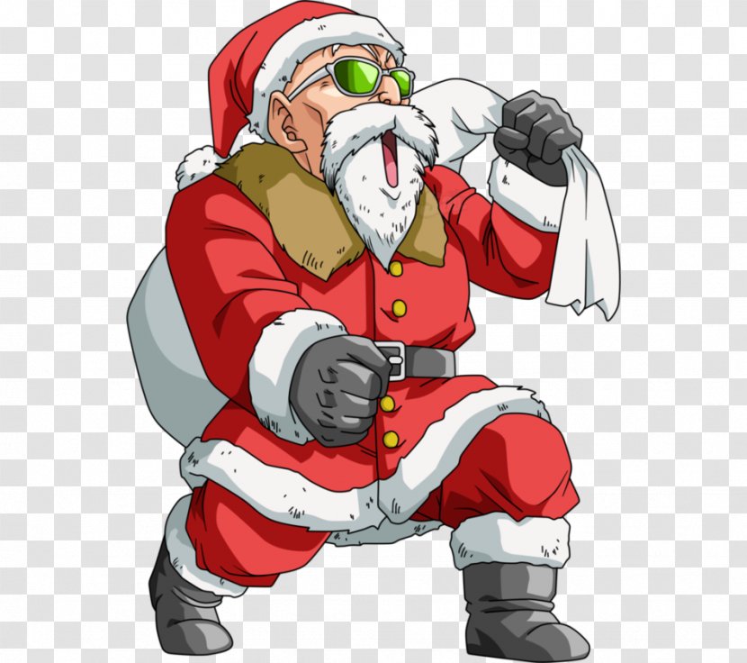 Goku Master Roshi Vegeta YouTube Gohan - Krillin - Santa Transparent PNG