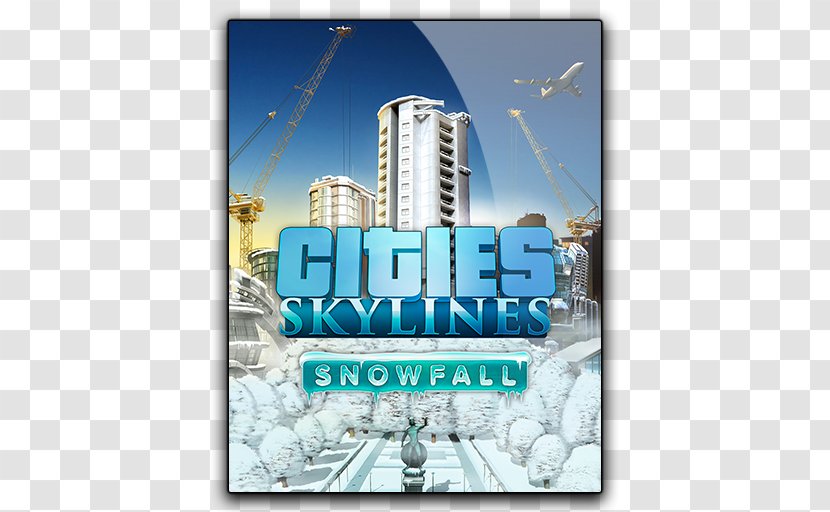 Cities: Skylines - Playstation 4 - After Dark Computer Software Video GameSnowfall Transparent PNG