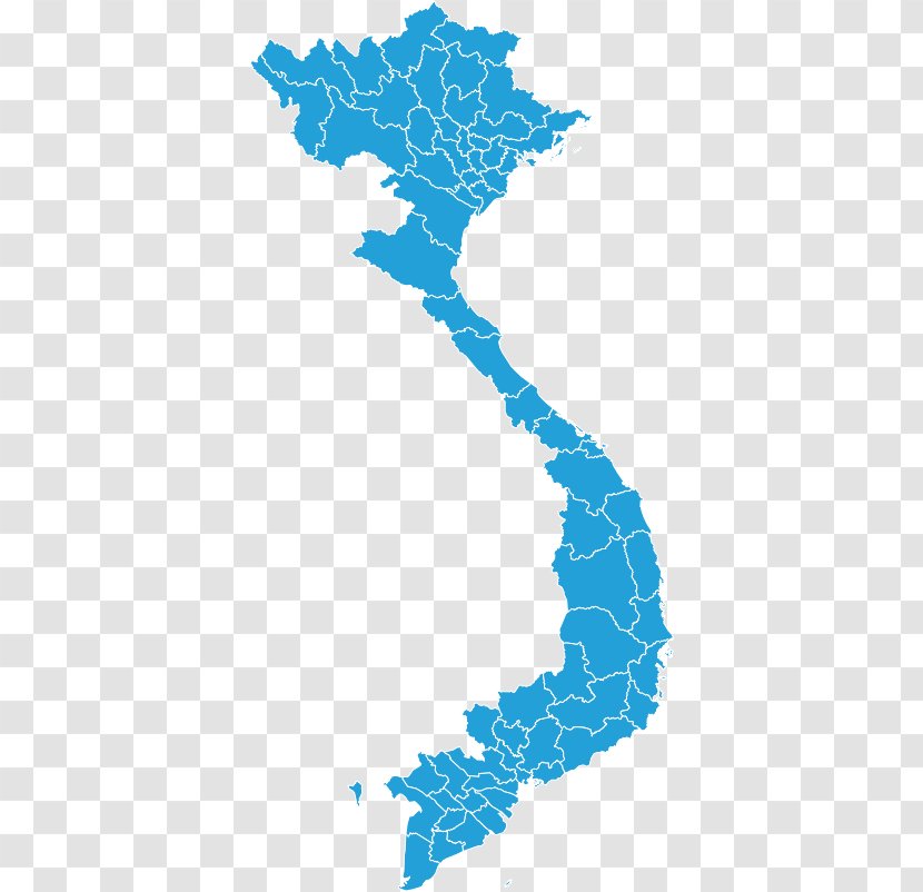 South Vietnam Vector Map - Wildlife Conservation Transparent PNG