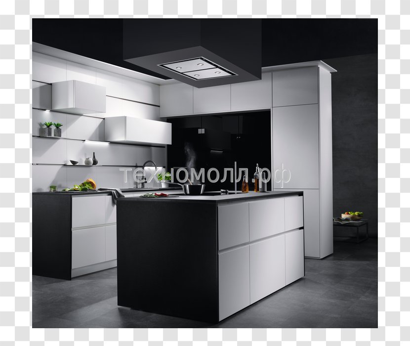 Exhaust Hood AEG Kitchen Ceiling Cooking Ranges - Home Appliance - Interior Designer Transparent PNG