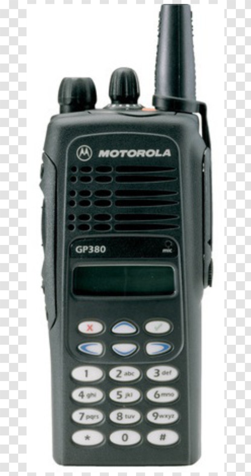 Motorola Handheld Two-Way Radios Microphone Mobile Phones - Electronic Device Transparent PNG