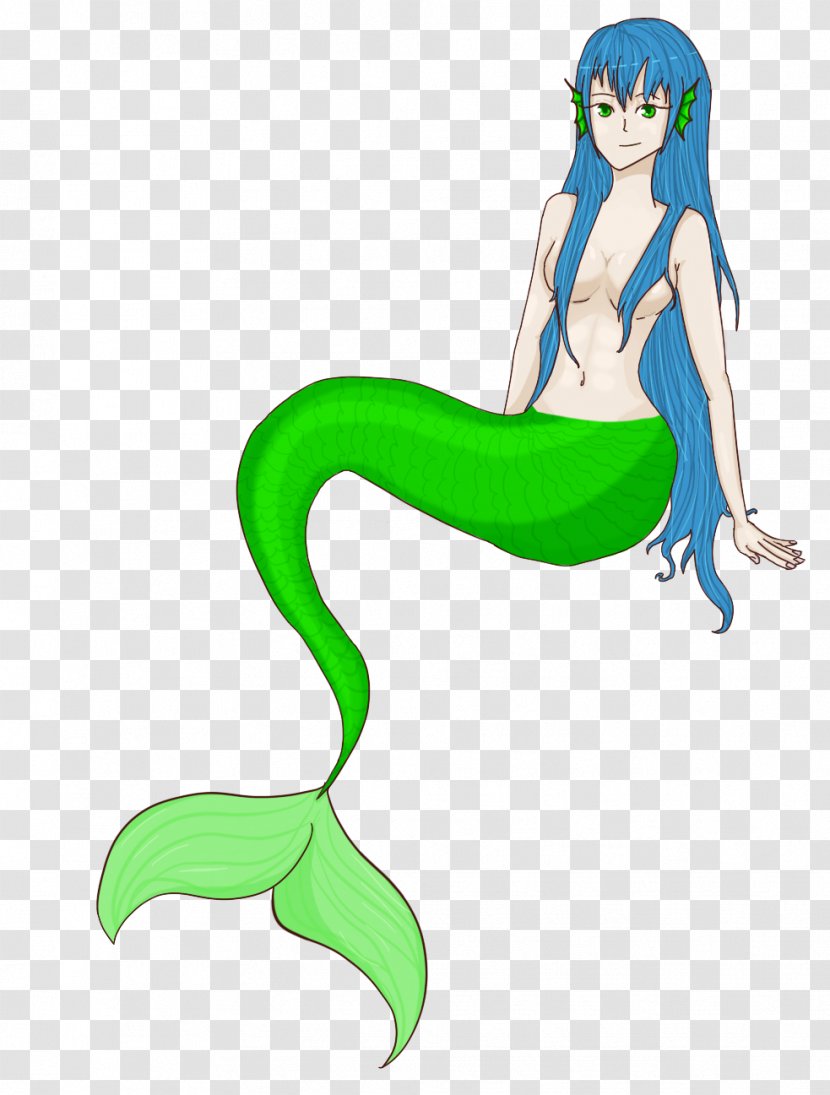 Reptile Mermaid Tail Clip Art - Fictional Character Transparent PNG