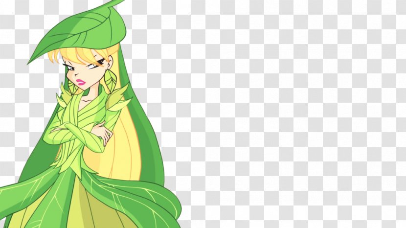 Fairy Illustration Costume Design Green Leaf - Flower Transparent PNG