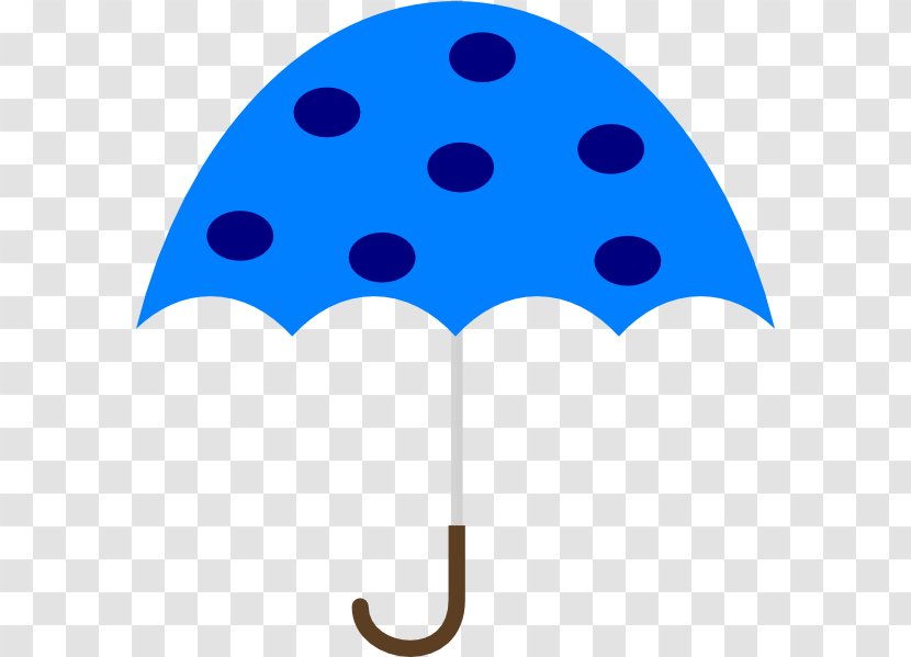 Polka Dot Umbrella Clip Art - Color - Dots Transparent PNG