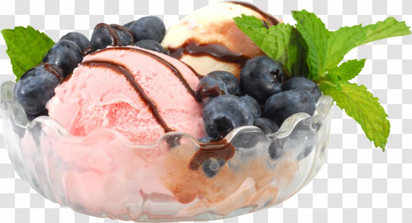 Ice Cream Table Painting Cuisine Kitchen - Recipe - Blueberry Transparent PNG