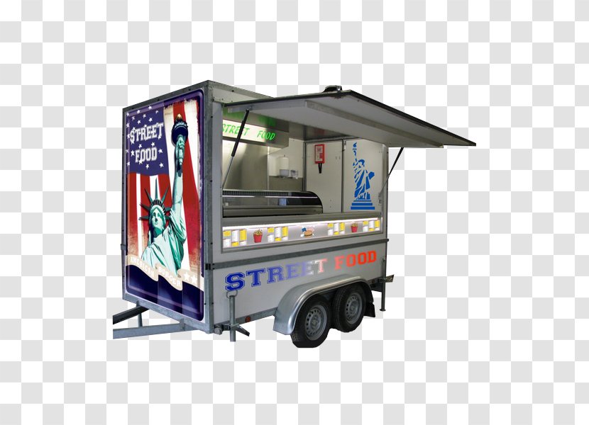 Remorque Import Trailer Street Food Truck - Vehicle - Imported Transparent PNG