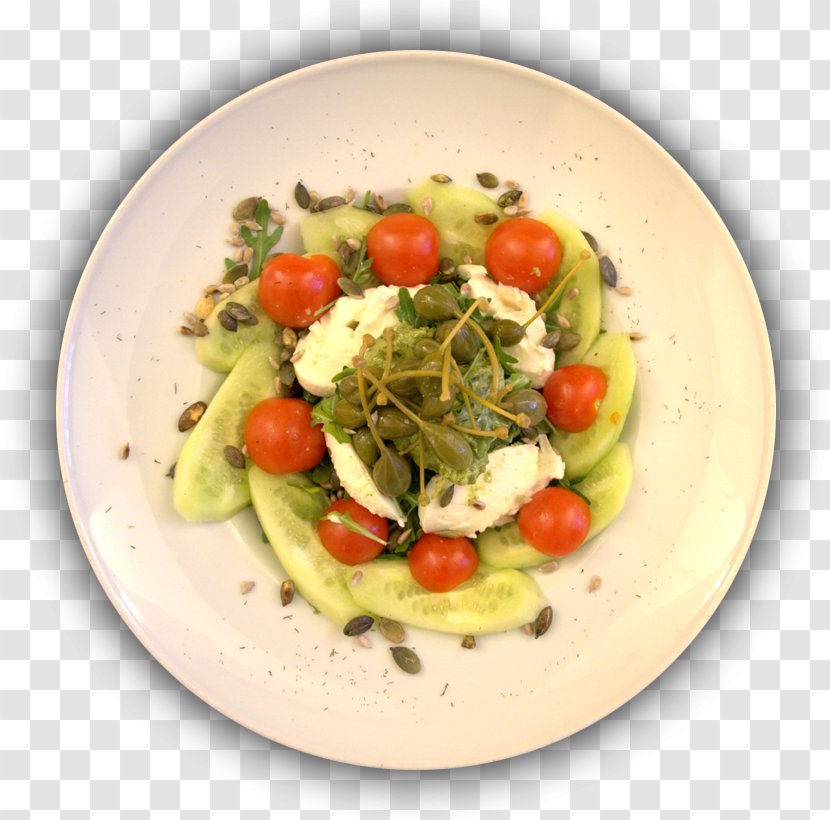 Greek Salad Vegetarian Cuisine Italian Side Dish - Sallad Transparent PNG