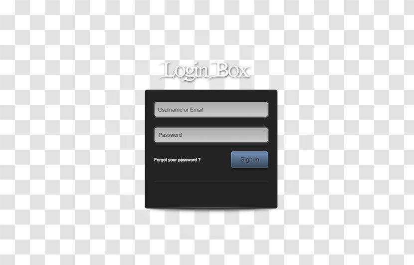 Login Interface Design - Graphical User - Industrial Transparent PNG