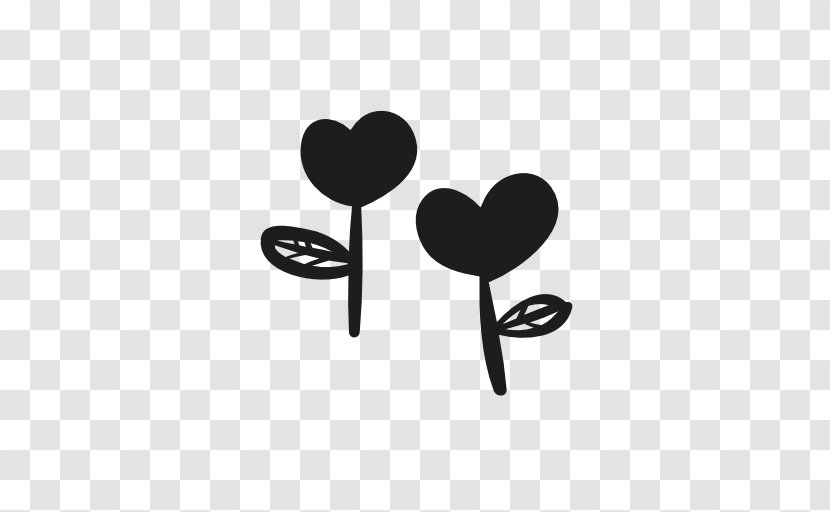 Heart Flower Symbol Shape - Geometry - HEART FLOWER Transparent PNG
