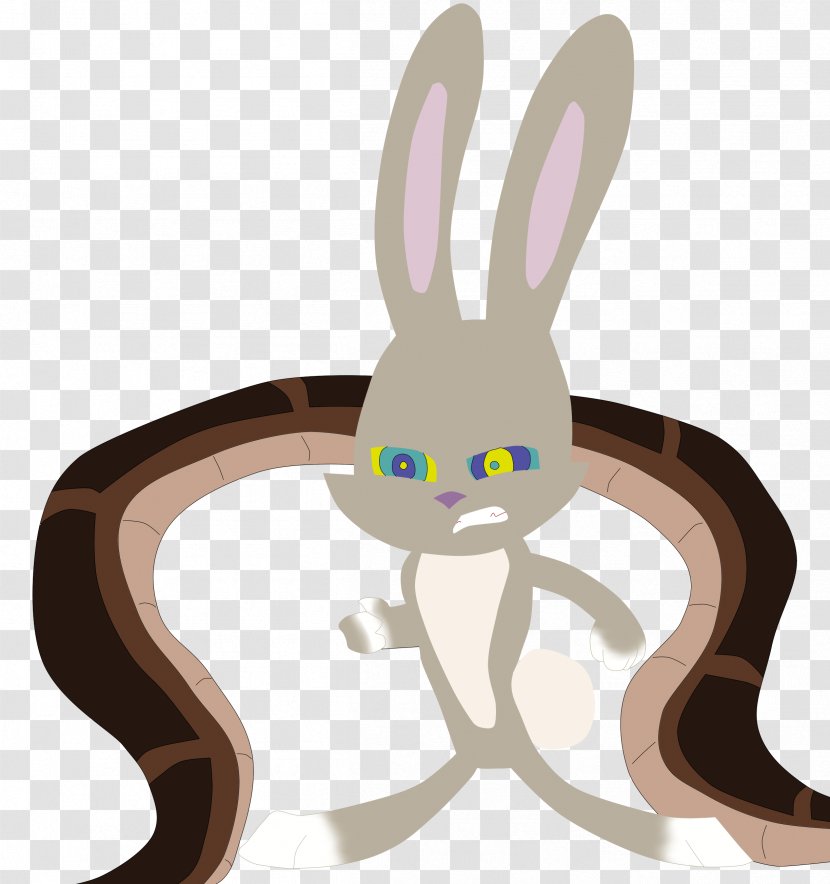 Hare Rabbit Kaa Easter Bunny Pet - Skunk Transparent PNG