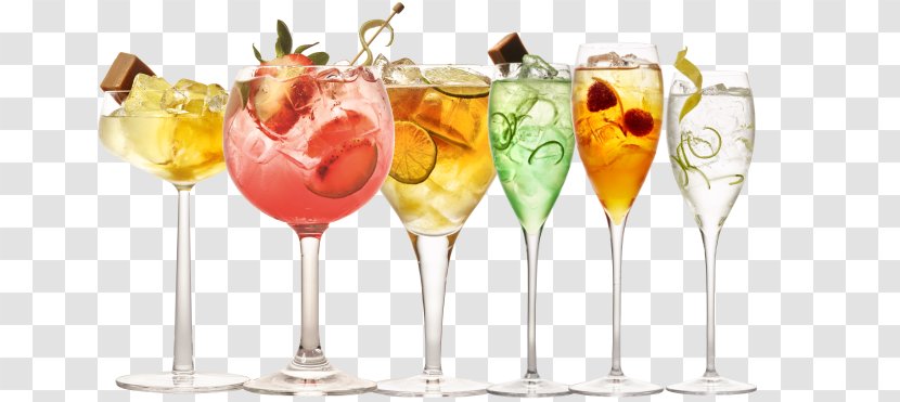 Cocktail Garnish Wine Piña Colada Champagne - Drinks Menu Transparent PNG