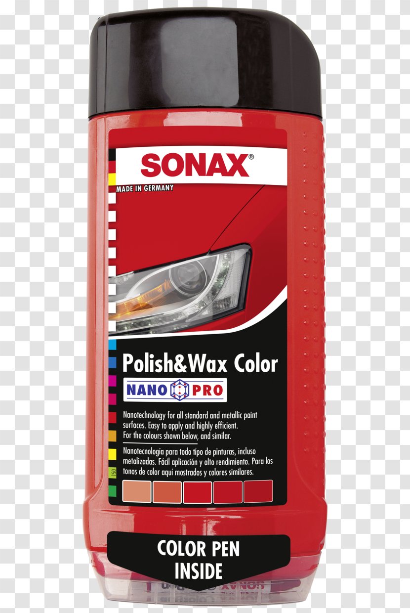 Wax Car Green Color Sonax - Carnauba Transparent PNG
