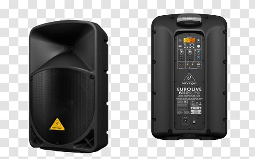 Public Address Systems Powered Speakers Loudspeaker BEHRINGER Eurolive B1 Series - Behringer - Amplifier Bass Volume Transparent PNG