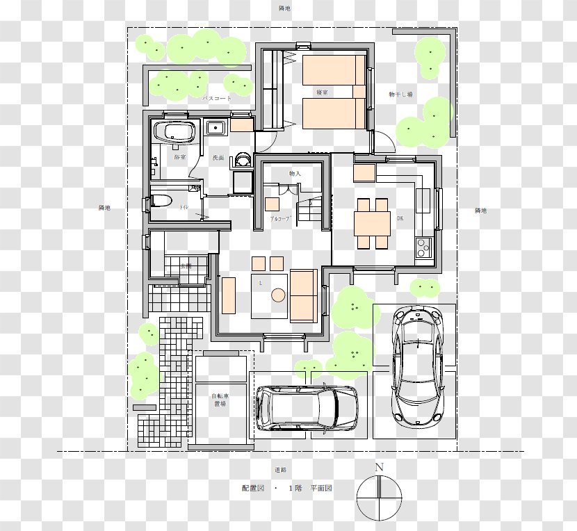 Floor Plan Urban Design Residential Area - Land Lot Transparent PNG