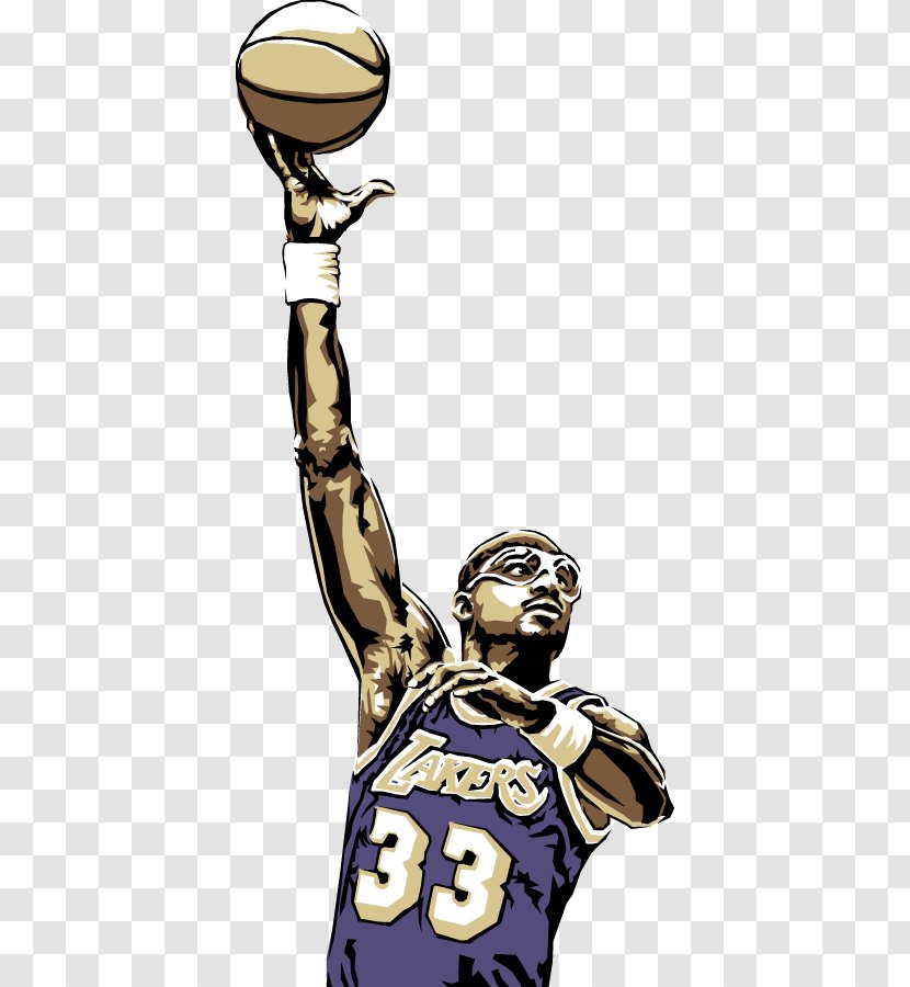 Los Angeles Lakers Hook Shot Basketball NBA Drawing - Fiction - Jabbar Transparent PNG