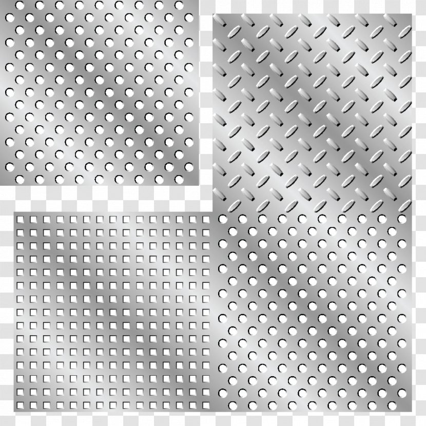 Metal Steel Aluminium Mesh - Perforated - Aluminum Plate High-definition Deduction Material Transparent PNG