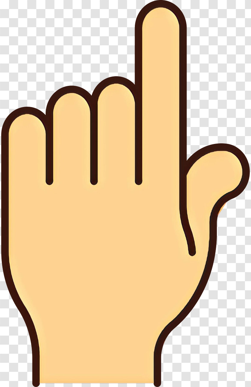 Finger Hand Thumb Line Gesture Transparent PNG