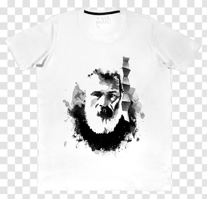 T-shirt White Sleeve Beard Font - Tshirt Transparent PNG