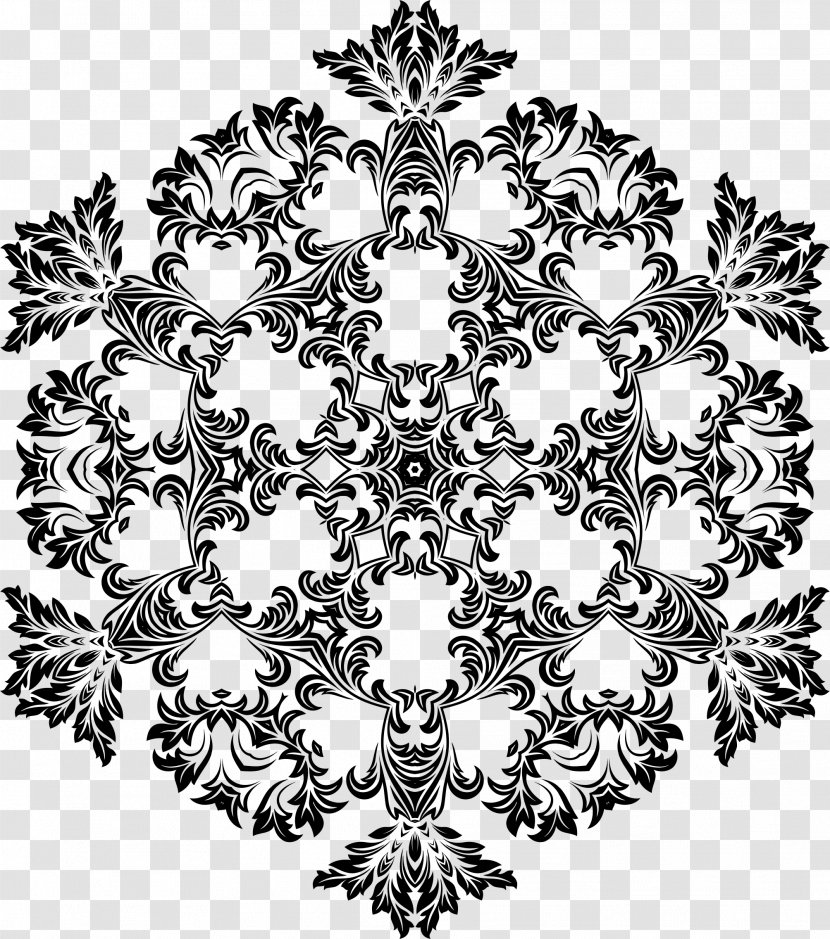 Floral Design Visual Arts Graphic - Black - Ornamental Transparent PNG