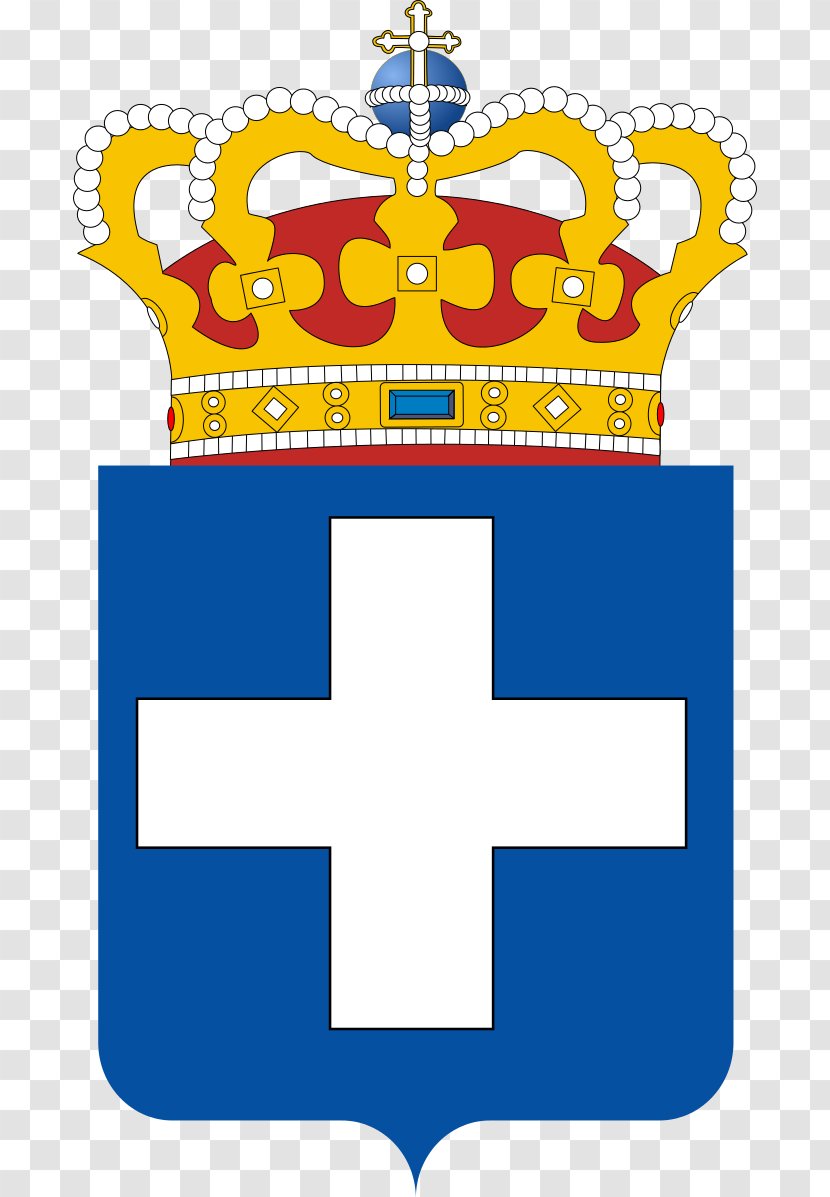 Kingdom Of Greece Coat Arms Flag Transparent PNG