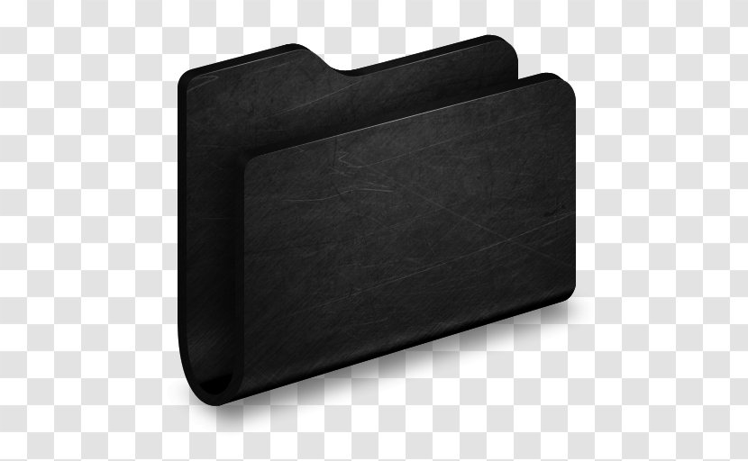 Rectangle Black - Button - Folder Metal Transparent PNG