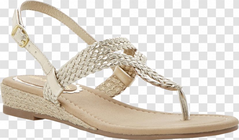 Slide Shoe Sandal Beige Walking - Pump Transparent PNG