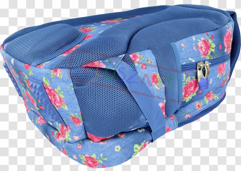 Blue Backpack Laptop Ransel Bag - Headgear Transparent PNG