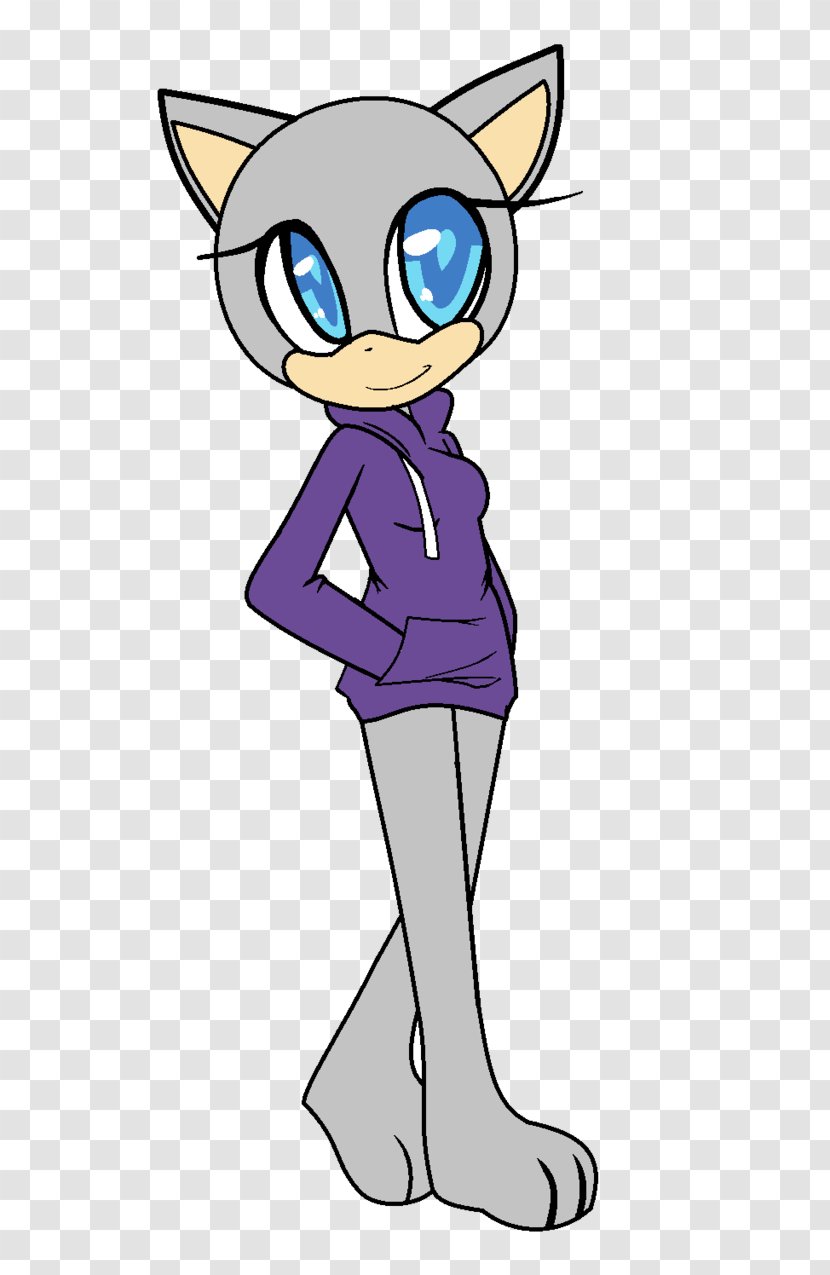 Sonic Drive-In Hoodie The Hedgehog Kitten Female - Silhouette Transparent PNG