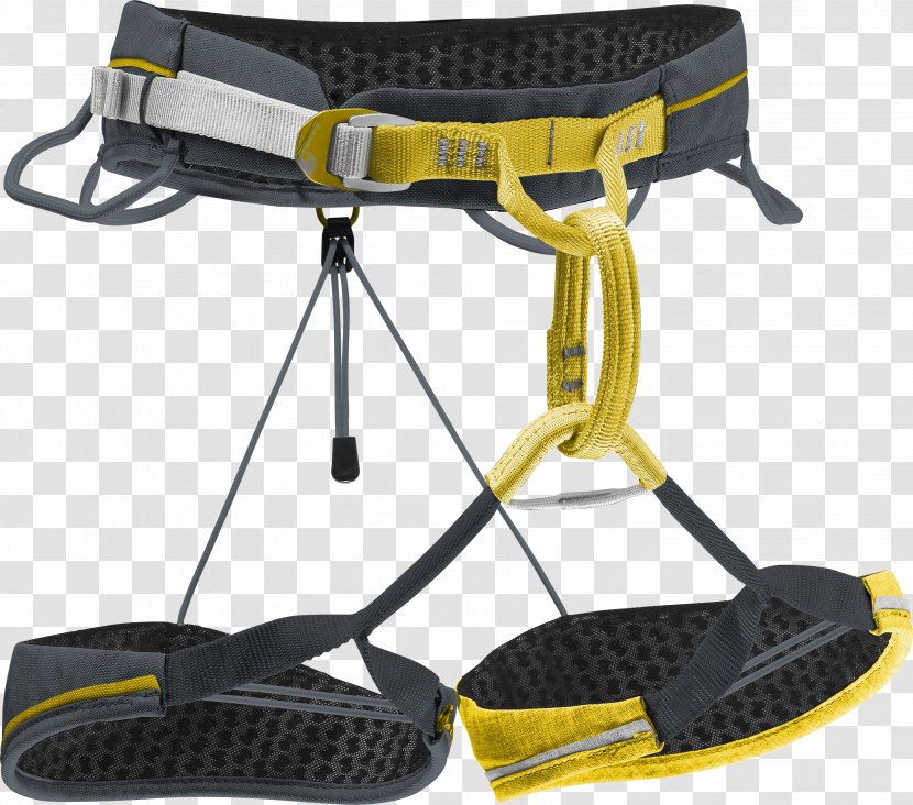 Climbing Harnesses Sport Wall Rock - Yellow - Petzl Transparent PNG