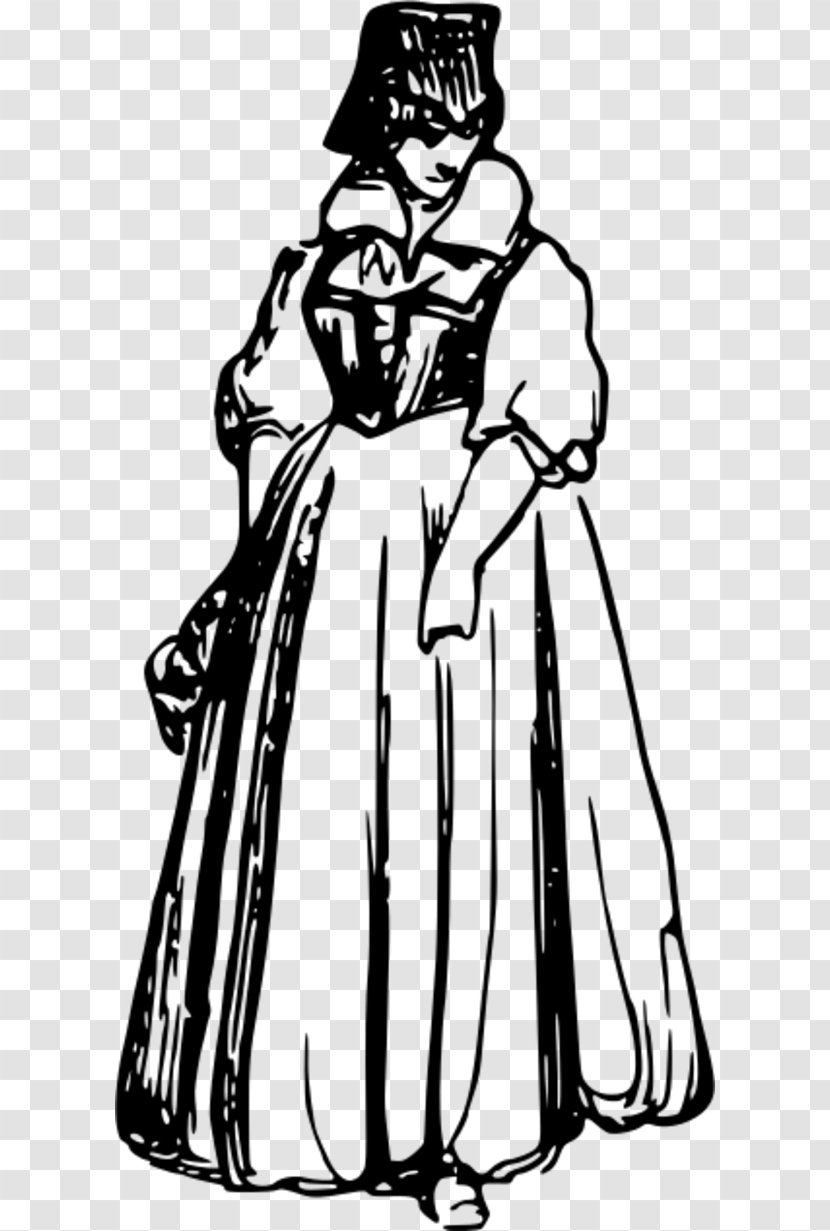 Dress Costume 16th Century Clothing Clip Art - Suit Transparent PNG