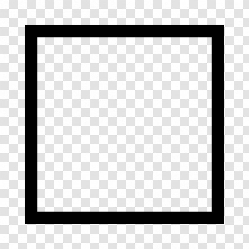 Square Frame - Printer - Black And White Transparent PNG