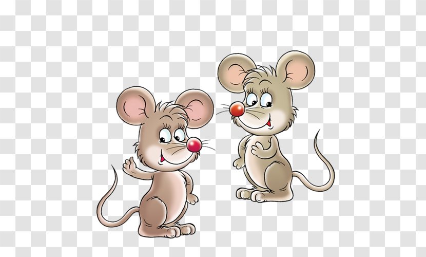 Computer Mouse Drawing Clip Art - Heart - Two Rats Transparent PNG