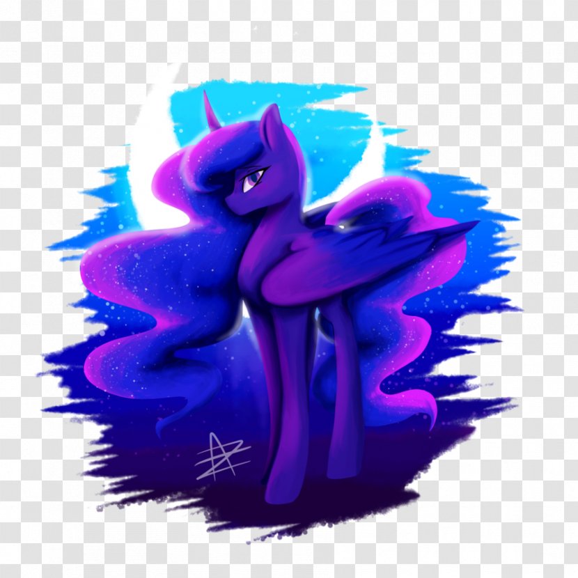Princess Luna Pony Equestria Daily Moon - Mythical Creature Transparent PNG