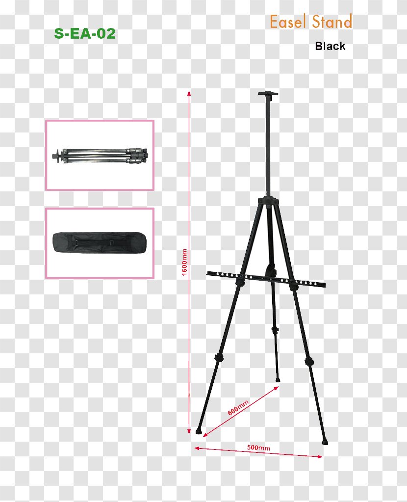 Easel Poster Painter Exhibition Text - Paintbrush - Canvas Stand Transparent PNG