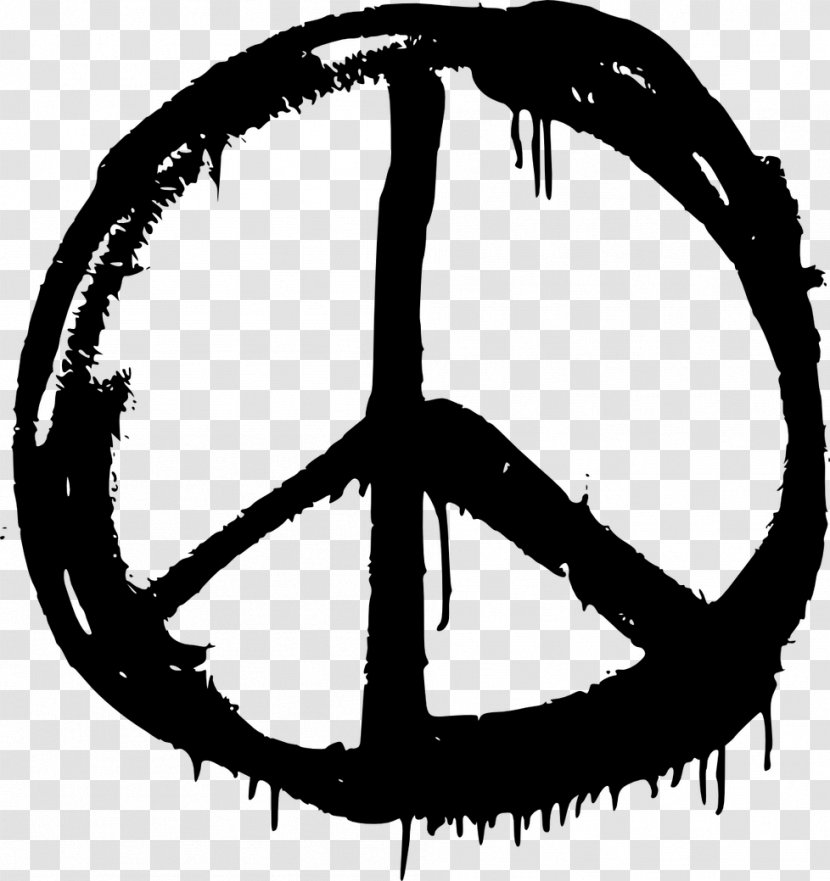 Peace Symbols Clip Art - Bicycle Wheel - Symbol Transparent PNG