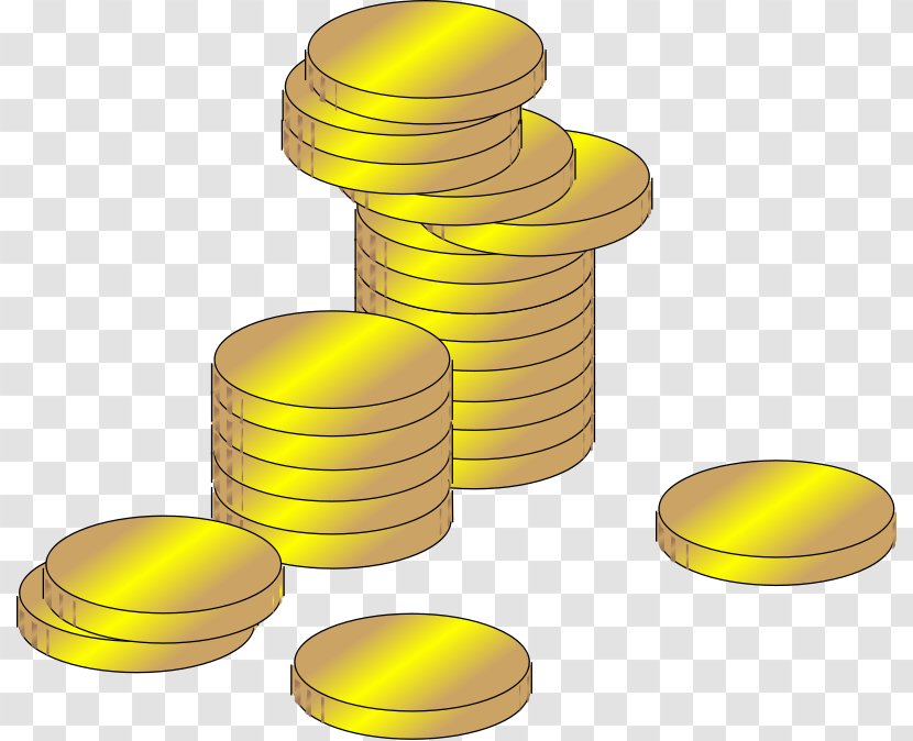 Gold Coin Clip Art Transparent PNG