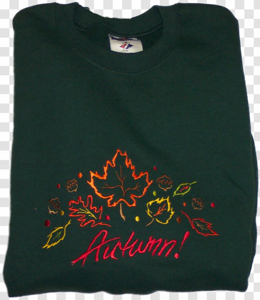Long-sleeved T-shirt Bluza Sweater - Tshirt - Autum Leaves Transparent PNG