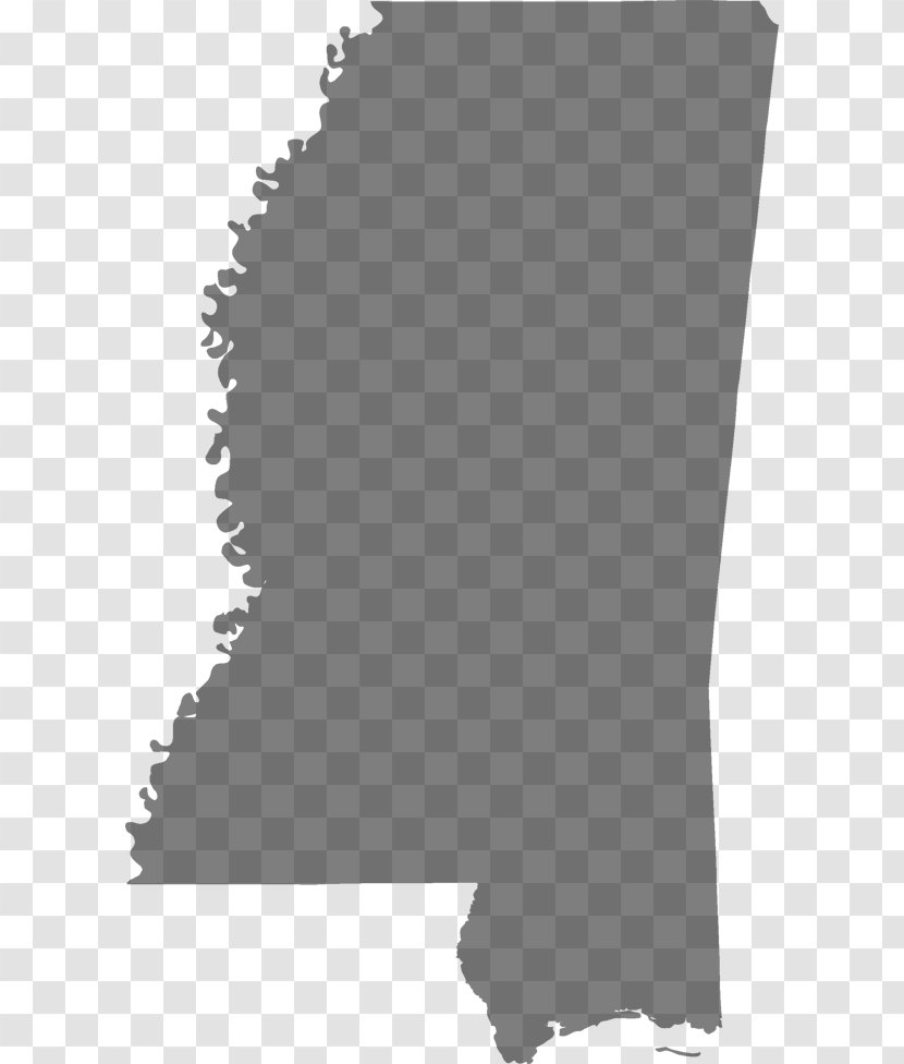 Mississippi Clip Art - Map - White Transparent PNG