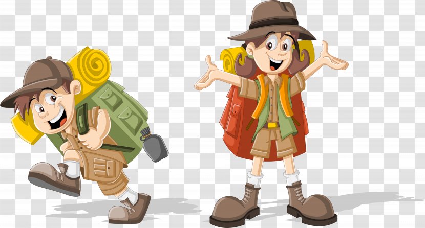 Backpack Scouting Clip Art - Toy - Children Character Design Transparent PNG
