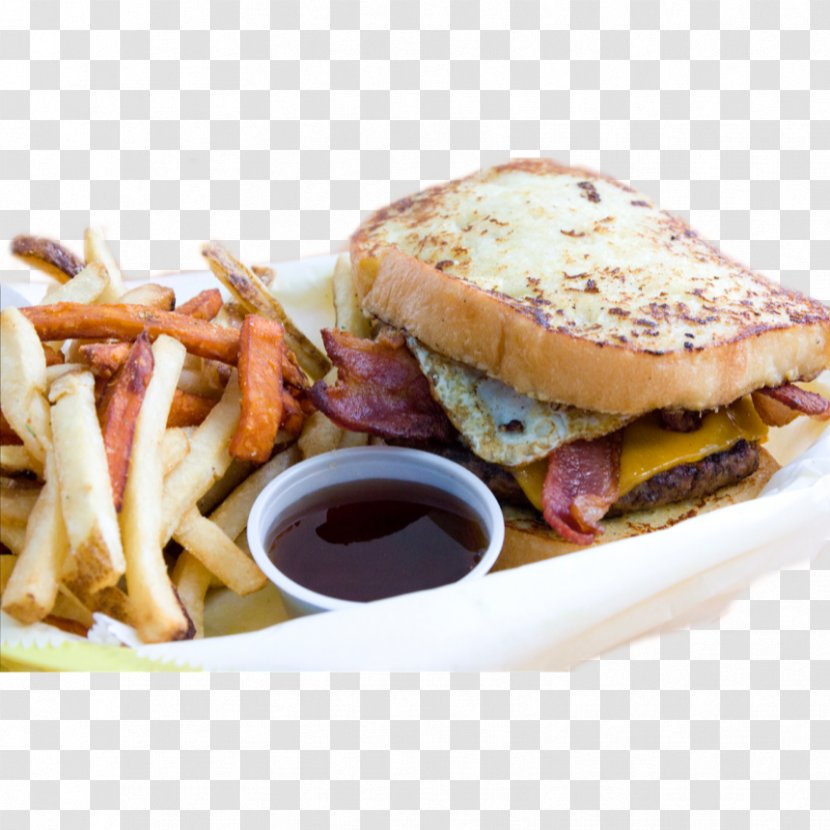 Hamburger Cheeseburger French Fries Toast - Pulled Pork - Burger And Sandwich Transparent PNG