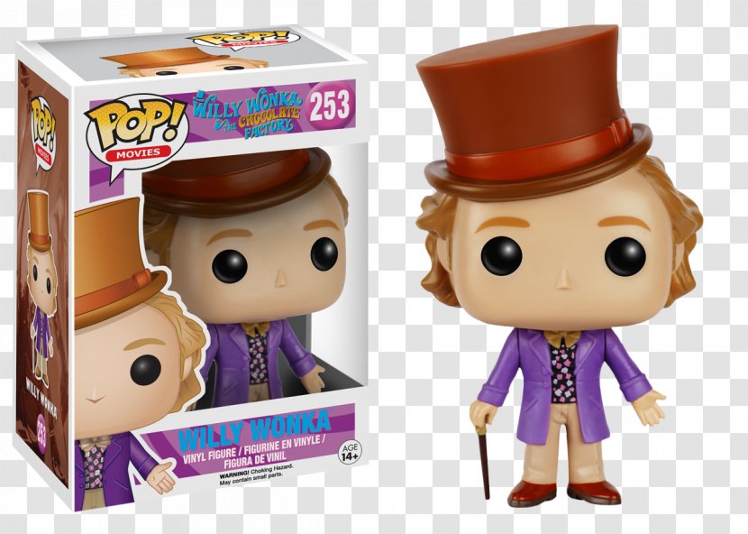 Willy Wonka Mike Teavee Charlie Bucket Violet Beauregarde Funko - Toy Transparent PNG